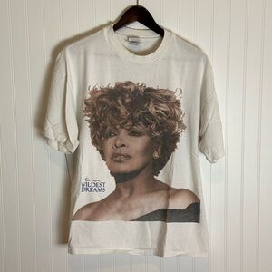 Rare Tina Turner Wildest Dreams Tour Hanes Vintage Tee